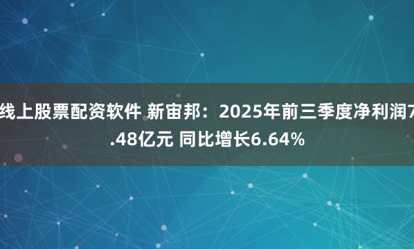 线上股票配资软件 新宙邦:2025年前三季度净利润7.48亿元 同比增长6.64%